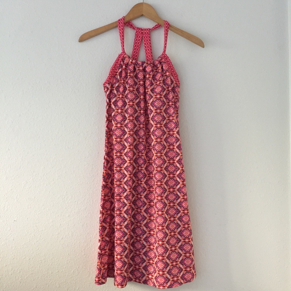 Prana Multi Color geometric print athletic dress